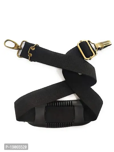 Gun Belt, Hand-Made, Made up of Cotton, a Buckle Used for Easy Attachment and a Fully Rubberized Gripper for a Perfect Grip. (Jet Black)-thumb4