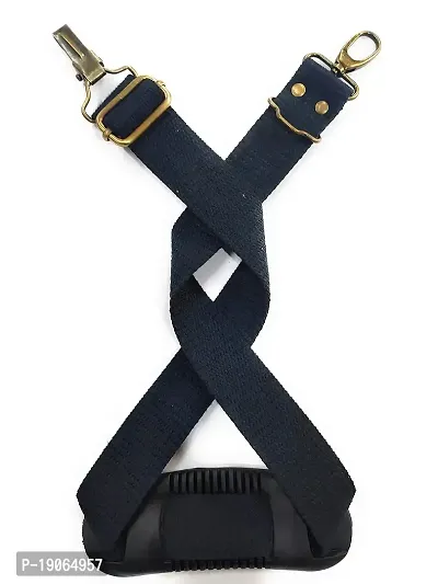 Start Now Gun Belt, Hand-Made, Made up of Cotton, a Buckle Used for Easy Attachment and a Fully Rubberized Gripper for a Perfect Grip. (Navy Blue)-thumb3