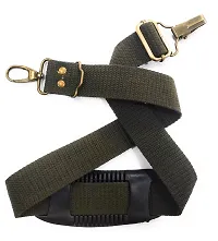 Gun Belt, Hand-Made, Made up of Cotton, a Buckle Used for Easy Attachment and a Fully Rubberized Gripper for a Perfect Grip. (Military Green)-thumb3