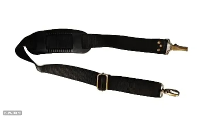 START NOW Gun Belt, Hand-Made, Made up of Nylon with self Lock Clip Vintage black Strap?(Black)-thumb0