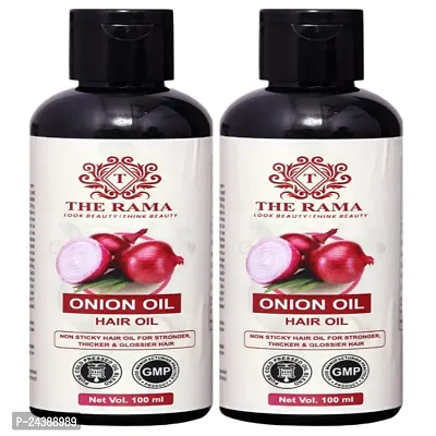 the rama onion hair oil 100% pure and natural 100ml pack of 2