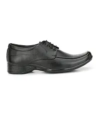 Men's Black Lace-up Synthetic Formal Shoes-thumb1