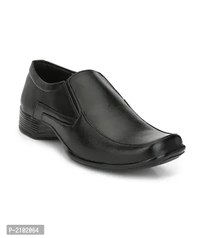 Black Synthetic Formal Shoes for Men-thumb0