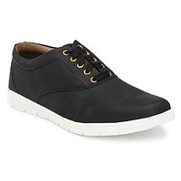 Black Solid Casual Sneakers For Men's-thumb2