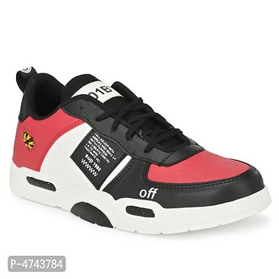 Trendy Multicolor Synthetic Leather Casual Sneakers for Men-thumb4