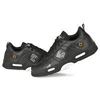 Trendy Black Synthetic Leather Running Casual Sneakers For Mens-thumb3