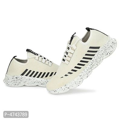 White Running Sport Shoes for Men's-thumb4