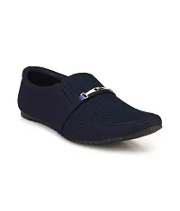 Groofer Mens Blue Slip-on  Casual Party Wear-thumb1