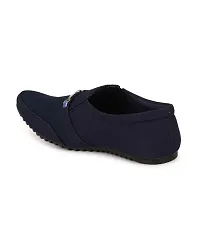 Groofer Mens Blue Slip-on  Casual Party Wear-thumb2