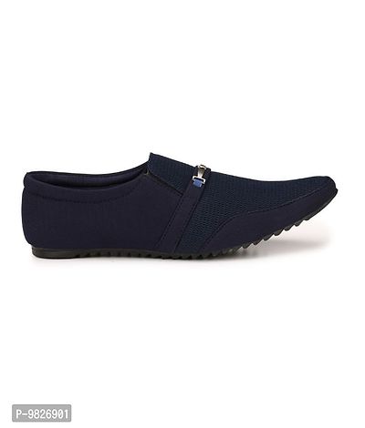 Groofer Mens Blue Slip-on  Casual Party Wear-thumb4