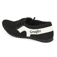 Groofer Mens Black casual Shoes-thumb3