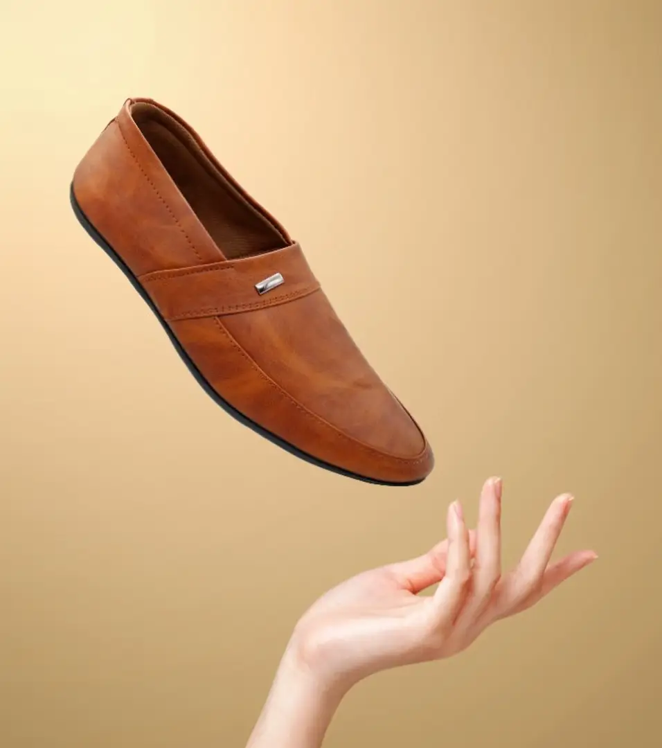 Buy online Men Slip On Tan Loafers from Casual Shoes for Men by Groofer for  ₹559 at 72% off