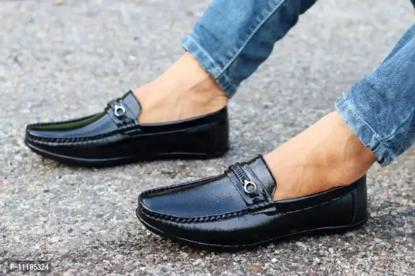 Classy Solid Loafers for Men