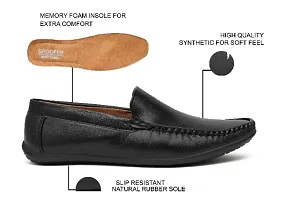 Classy Solid Loafers for Men-thumb2
