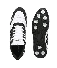 Men's White And Black Running Shoes-thumb4
