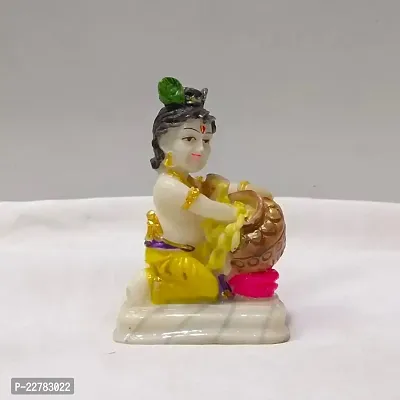 Bal Gopal Idol | Krishna Statue Murti (St-35) For Car Dashboard | Home Mandir Decorative Showpiece