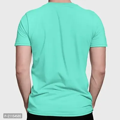 ZZZ Mens Cotton Round Neck T-Shirt Sea Green 5XL-thumb3