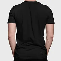 ZZZ SportsMens Cotton Round Neck T-Shirt Black 3XL-thumb2