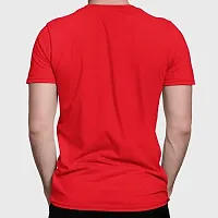 ZZZ Mens Cotton Round Neck T-Shirt Red S-thumb2