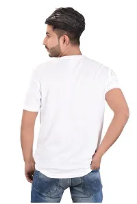 Stylish Men Polyester Round Neck T-Shirt-thumb3