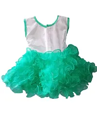 socho samjo Baby Girl's Midi Fit And Flare Dress (nnn_Green_12-18 Months)-thumb1
