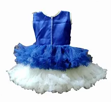 Kids Fashion hub Best Designer Baby Doll Frock Dress Daily casualuse New Born Baby Birthday Girl Gift Item (red, 1-2 Years) (Royal Blue, 1-2 Years)-thumb1
