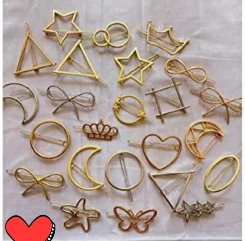 Hair Clips Pack Of 12