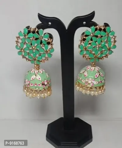 Elegant Alloy Jhumka Earring For Women