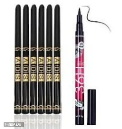 ADS Eyeliner Pack Of 6  36H Eyeliner Pack Of 1