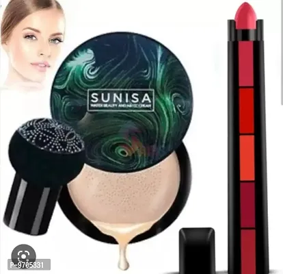 Sunisha Foundation  5 In 1 Lipstick Combo