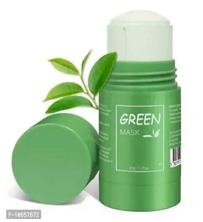 Green Tea Cleansing Mask Stick for Face-thumb0