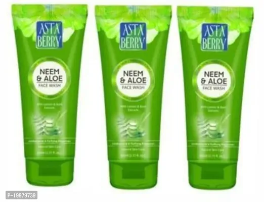 Neem  Aloe Face Wash Pack Of 3-thumb0