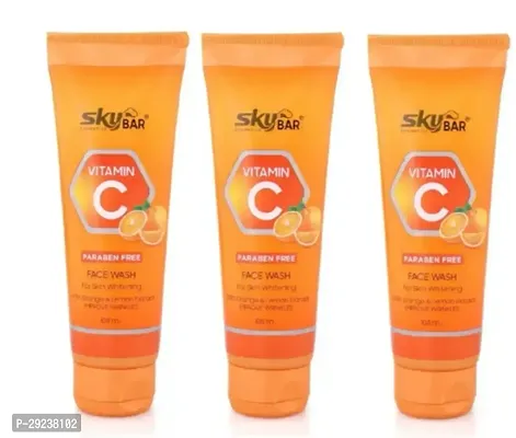 Natural Skin Care Vitamic C Face Wash Pack Of 3