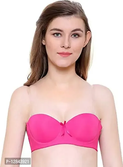 Buy JMT Wear Women's Polyamide Elastane Lightly Padded Wired Push-Up Bra(Hot  Pink)(36A) Online In India At Discounted Prices