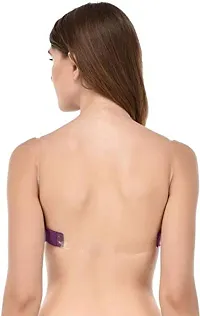 JMT Wear Women's Polyamide & Elastane Lightly Padded Wired Push-Up Bra(Orchid)(30C)-thumb2