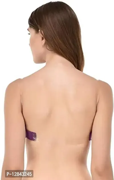 JMT Wear Women's Polyamide & Elastane Lightly Padded Wired Push-Up Bra(Orchid)(30C)-thumb3