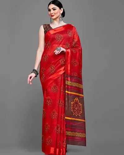 Stylish Saree with Blouse piece For Women