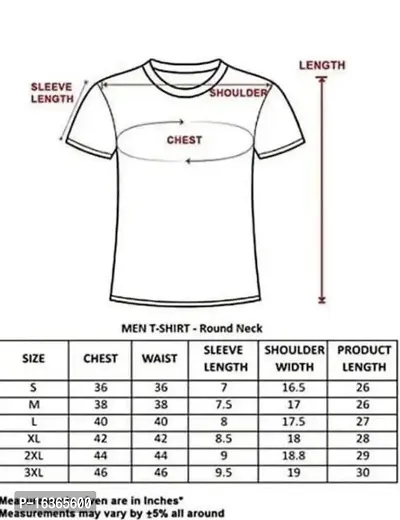 Reliable White Polyester Printed Round Neck Tees For Men-thumb2