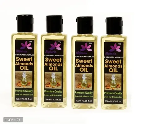 Alphacia Sweet Almond Hair Oil - 400ml-thumb0