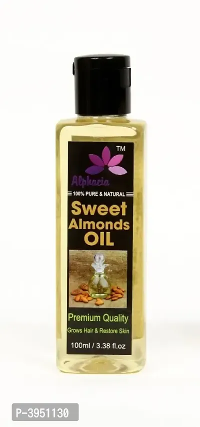 Alphacia Sweet Almond Hair Oil - 100ml-thumb0