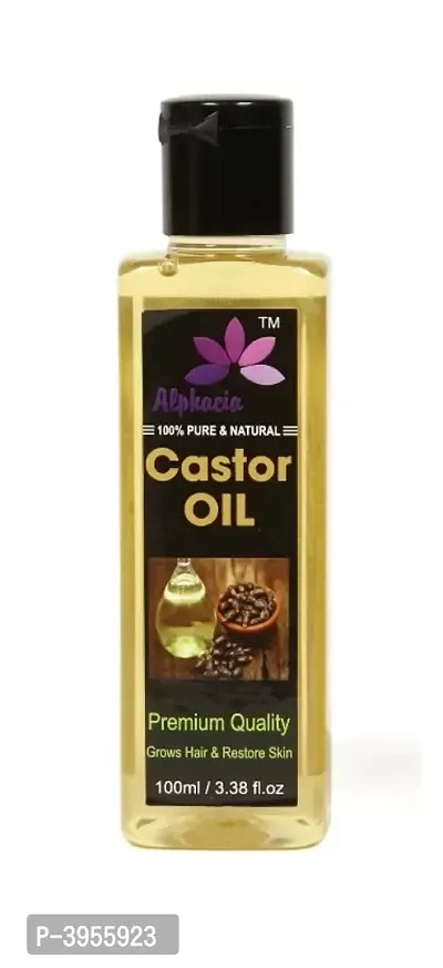 Alphacia 100% Pure and Natural Castor Oil - 100ml-thumb0