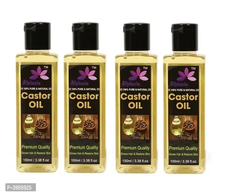 Alphacia 100% Pure and Natural Castor Oil - 400ml