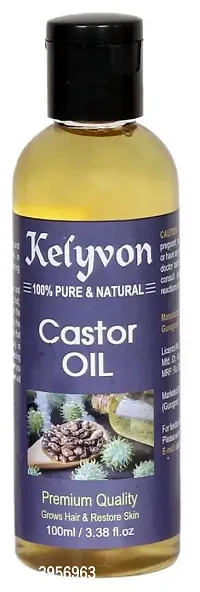 Kelyvon 100% Pure and Natural Castor Oil - 100ml-thumb0