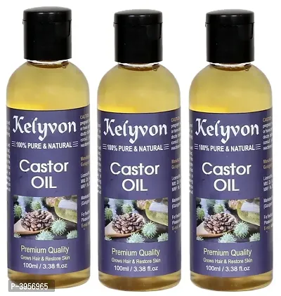 Kelyvon 100% Pure and Natural Castor Oil - 300ml