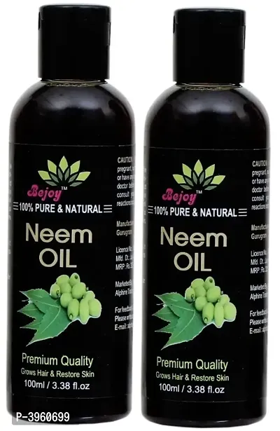 Bejoy Natural Neem Hair Oil - 200ml-thumb0