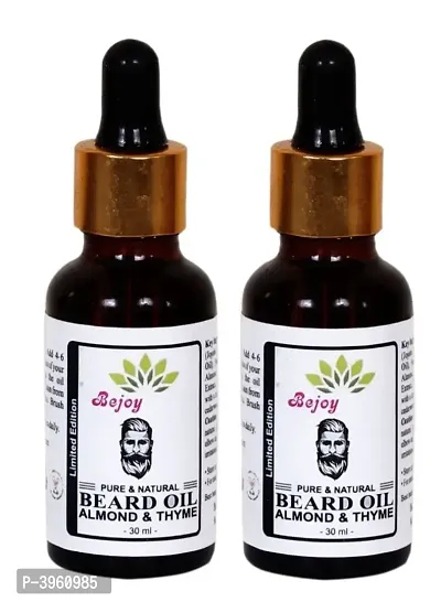 Bejoy Almond Beard Oil - 60ml