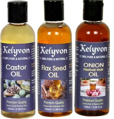 Pack of 3 Hair Oils with Best Hair Care Ingredients