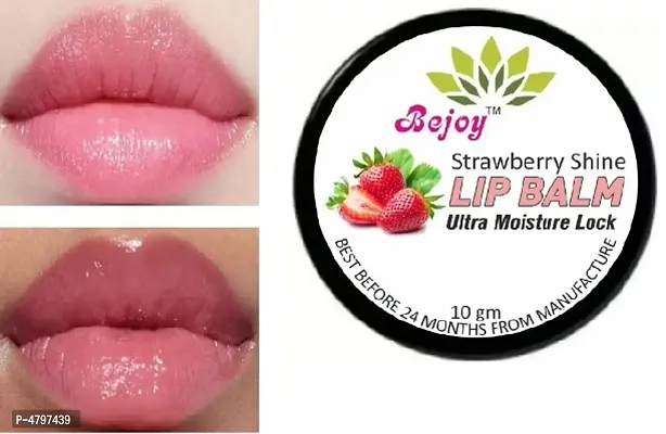 100% Natural Pink lip balm moisturised lip balm -10g pack of 1-thumb0