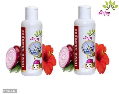 100% Pure Onion Shampoo with Onion  Plant Keratin 400ml hair shampoo pack of 2