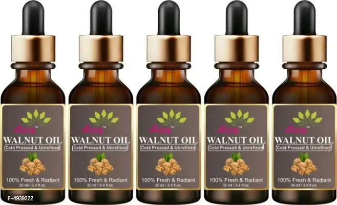 100% pure & Natural Walnut Oil-150ml Pack Of 5
